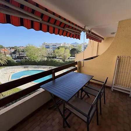 T2 Avec Piscine Et Parking Privé, à 300m De La - Argelès-sur-mer - Fr-1-388-11 Appartamento